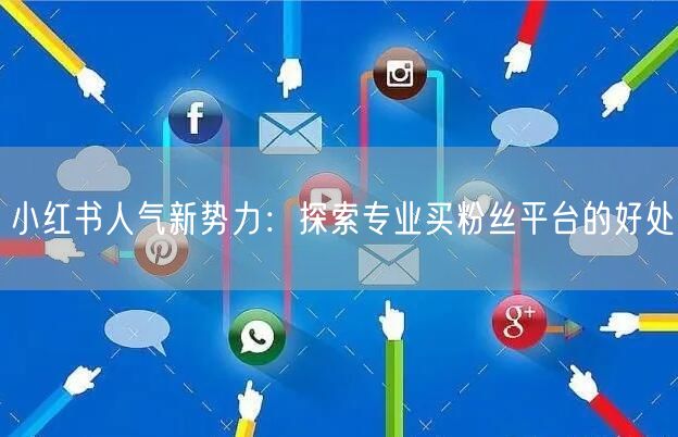 小红书人气新势力：探索专业买粉丝平台的好处