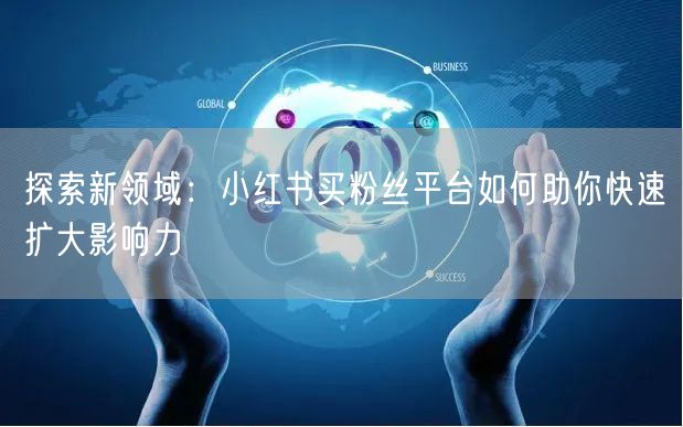 探索新领域：小红书买粉丝平台如何助你快速扩大影响力