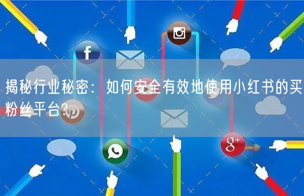 揭秘行业秘密：如何安全有效地使用小红书的买粉丝平台?