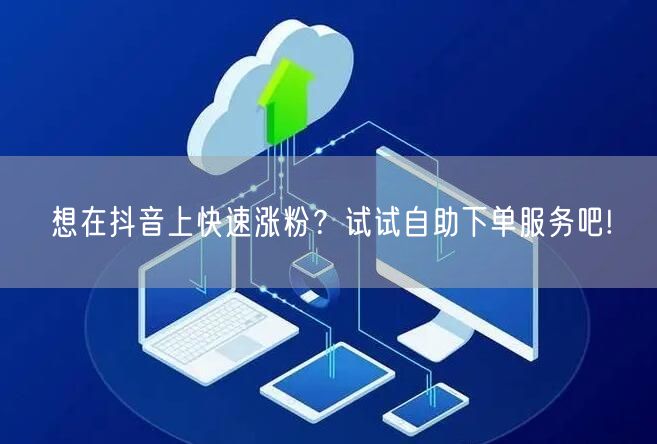 想在抖音上快速涨粉？试试自助下单服务吧!