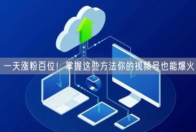 一天涨粉百位！掌握这些方法你的视频号也能爆火