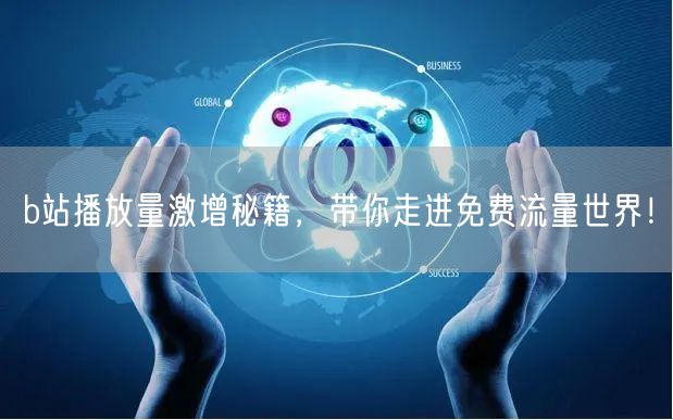 b站播放量激增秘籍，带你走进免费流量世界！