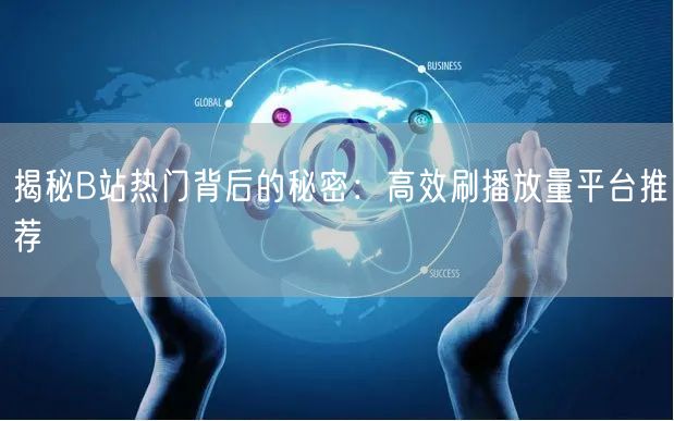 揭秘B站热门背后的秘密：高效刷播放量平台推荐