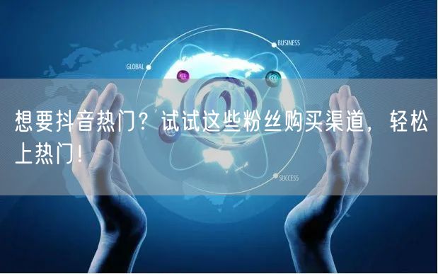想要抖音热门？试试这些粉丝购买渠道，轻松上热门！