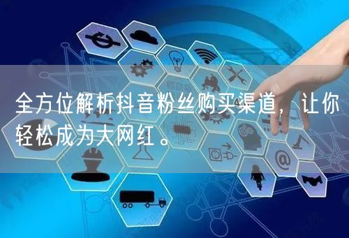 全方位解析抖音粉丝购买渠道，让你轻松成为大网红。