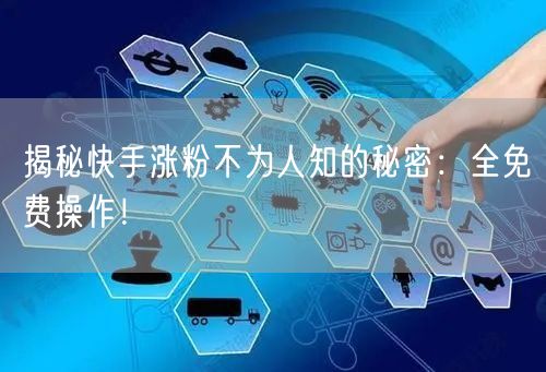 揭秘快手涨粉不为人知的秘密：全免费操作！