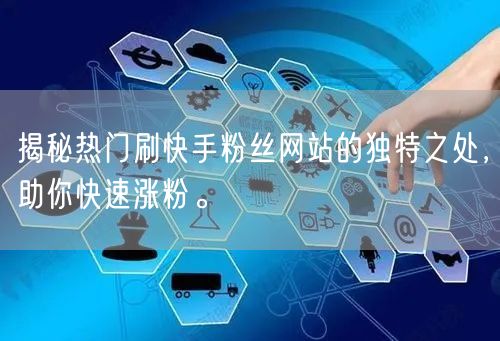 揭秘热门刷快手粉丝网站的独特之处，助你快速涨粉。